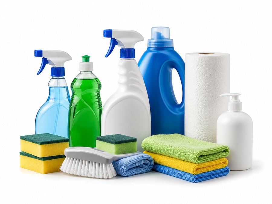 Household cleaning product assortment